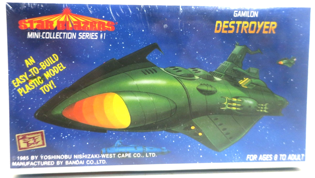TCI Star Blazers Gamilon Destroyer Mini Model Kit 7 - WISE GUYS HOBBIES LLC