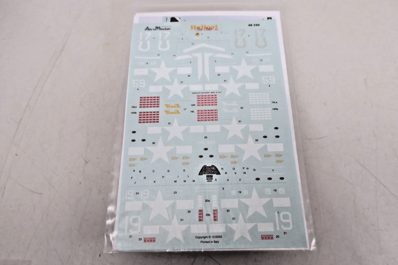 Aeromaster Decals 48 - 599 Hellcats Best Sellers Pt.I - WISE GUYS HOBBIES LLC