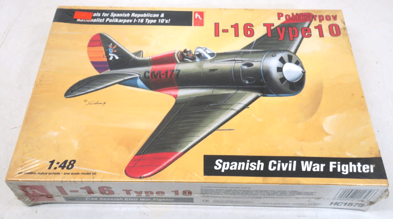 Hobby Craft 1/48 Polikarpov I - 16 Type 10 Model Kit HC1575 - WISE GUYS HOBBIES LLC