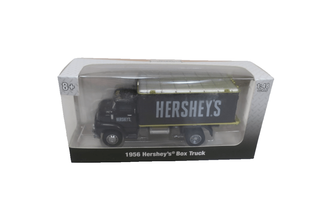 Retired 5 3/4 INCH 1:48 Hershey's 1956 Ford Box Truck O Scale New In Box - WISE GUYS HOBBIES LLC