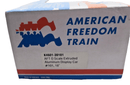 K - Line k4601 - 30101 O American Freedom Train 18"" Aluminum Display Car  101 NIB - WISE GUYS HOBBIES LLC