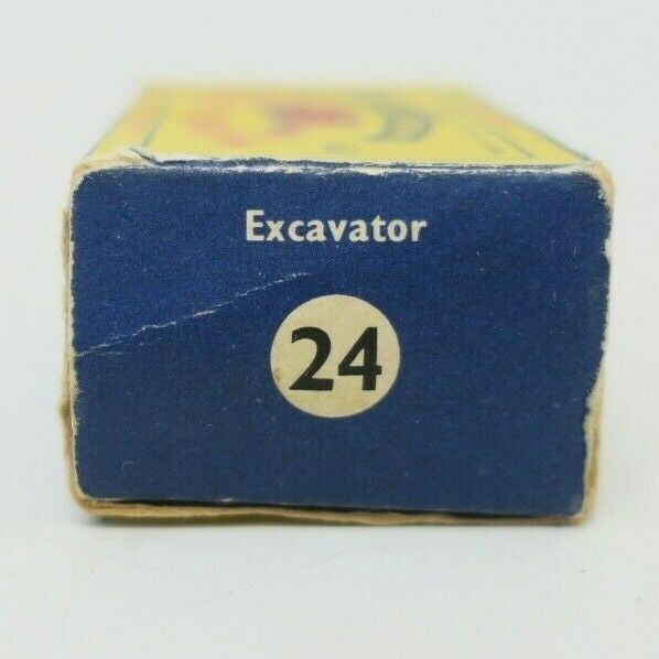Lesney Matchbox No 24 Hydraulic Excavator Weatherill In Its Original Box - WISE GUYS HOBBIES LLC