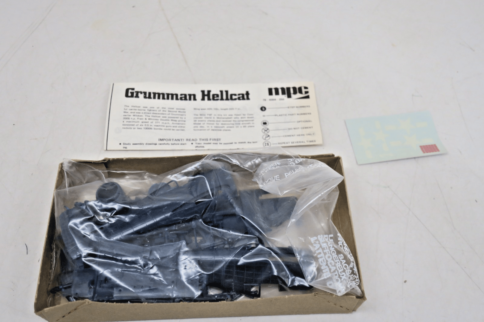 MPC 1/72 Grumman Hellcat Model Kit 1 - 4004 - WISE GUYS HOBBIES LLC