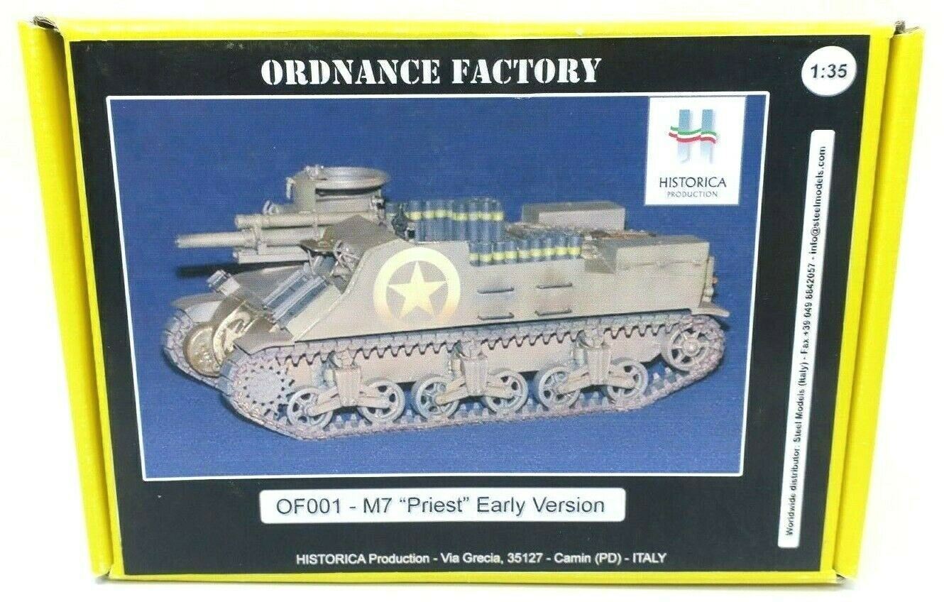 HISTORICA 1/35 SCALE US M7 PRIEST 105MM SELF PROPELLED GUN EARLY VERSION OF001 - WISE GUYS HOBBIES LLC