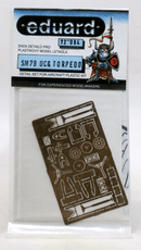 Eduard Photo Etch 1/72 SM79 UC and Torpedo Detail Set 72 - 084 - WISE GUYS HOBBIES LLC