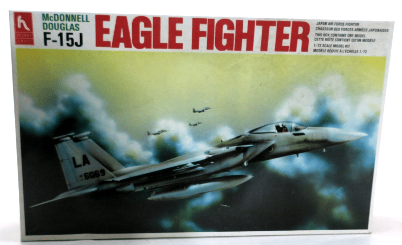 Hobby Craft 1/72 F - 15J Eagle Fighter Model Kit HC - 1306 - WISE GUYS HOBBIES LLC