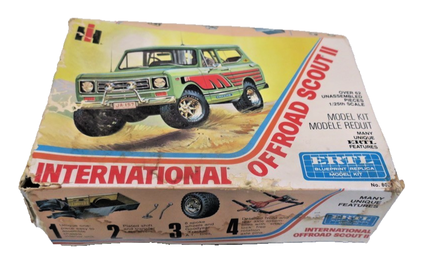 Ertl International Offroad Scout II model truck kit 1/25 scale - WISE GUYS HOBBIES LLC