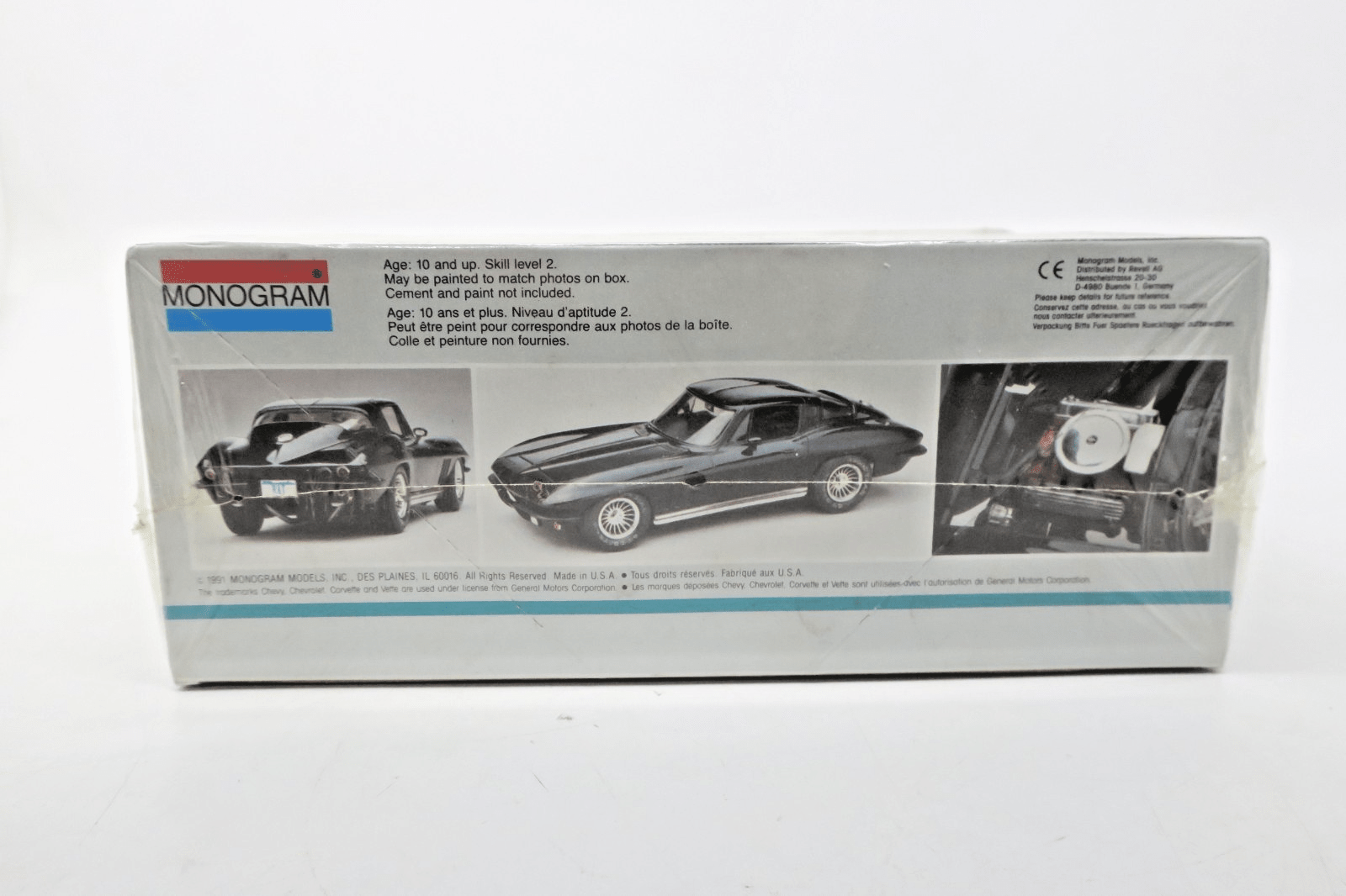 Monogram 1/24 '65 Vette Street Machine Plastic Model Kit 2724 SEALED - WISE GUYS HOBBIES LLC