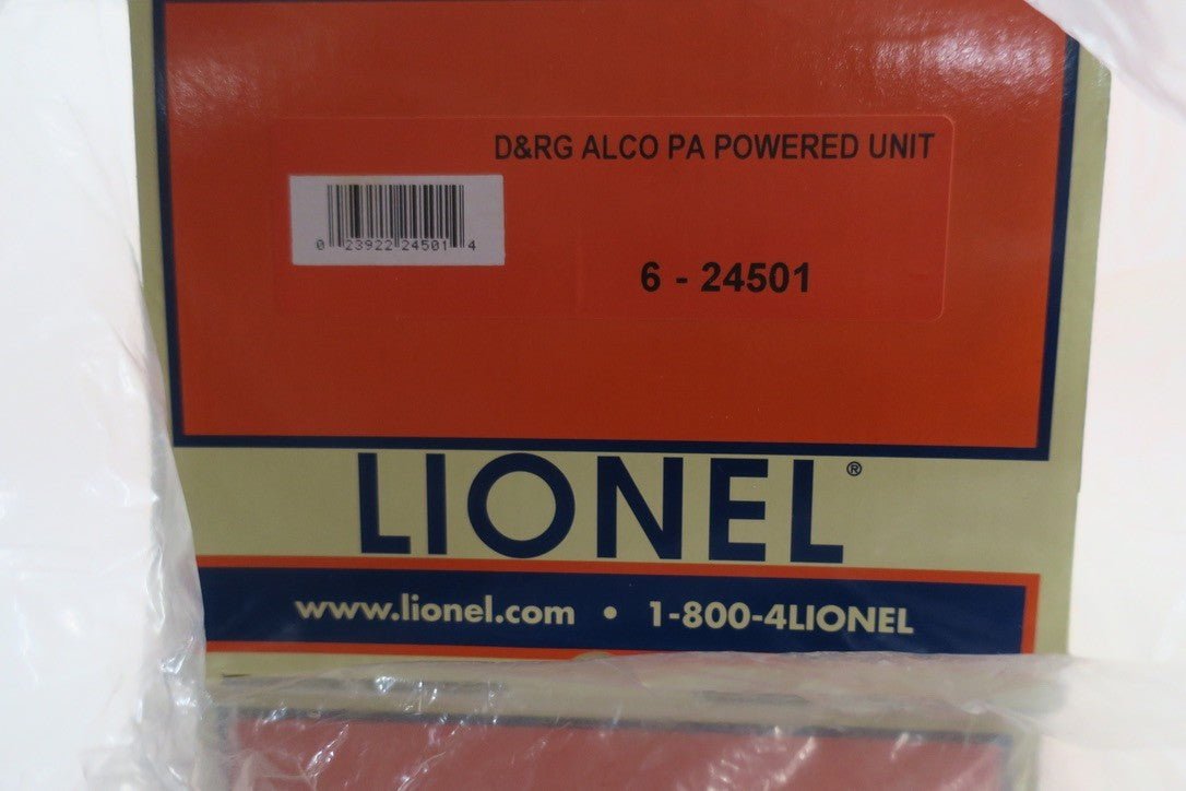 Lionel 6 - 24500 D & RG PA AA Diesel Locomotive Set NEW - WISE GUYS HOBBIES LLC