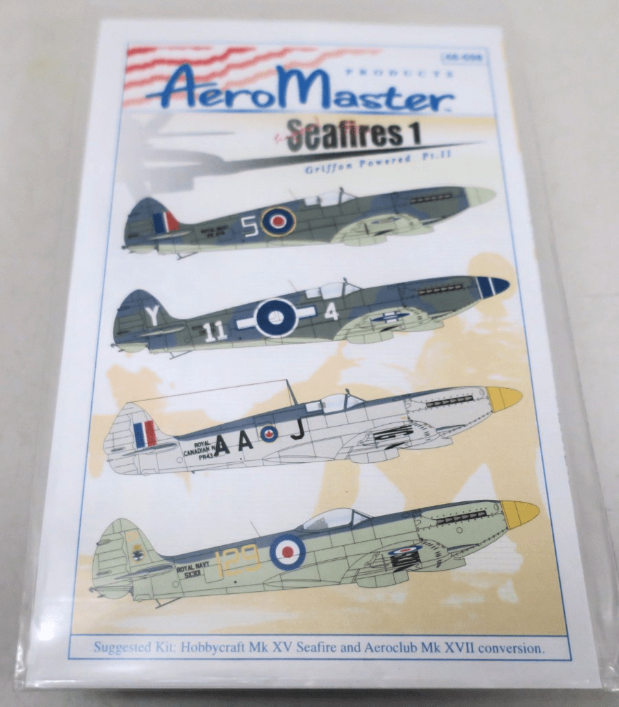 AeroMaster Decals - 48 - 698 - Super Seafires 1, Griffon Powered Pt.II - WISE GUYS HOBBIES LLC