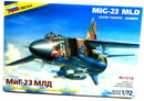 Zvezda 1/72 MiG - 23 MLD Soviet Fighter Bomber Model Kit 7218 - WISE GUYS HOBBIES LLC