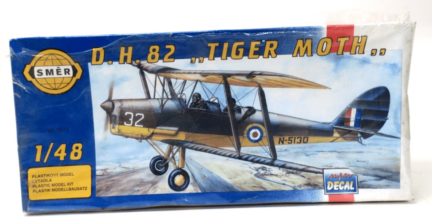 Smer 1/48 D.H.82 "Tiger Moth" Model Kit 0811 SEALED - WISE GUYS HOBBIES LLC