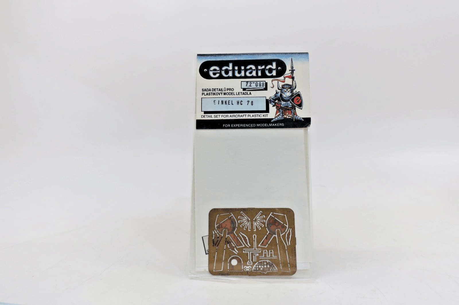 Eduard Photo Etch 1/72 Heinkel HC 70 Detail Set 72098 - WISE GUYS HOBBIES LLC