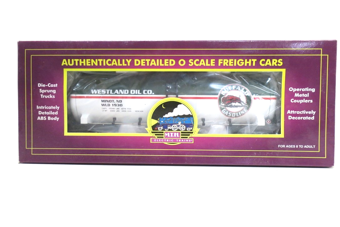 MTH 20-96071 O Gauge Buffalo Gasoline Tank Car  1930 - WISE GUYS HOBBIES LLC