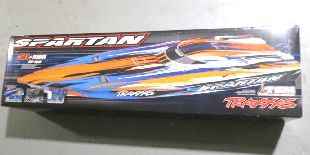 Traxxas 57076 - 4 Spartan Brushless Race Boat with Upgrades - WISE GUYS HOBBIES LLC
