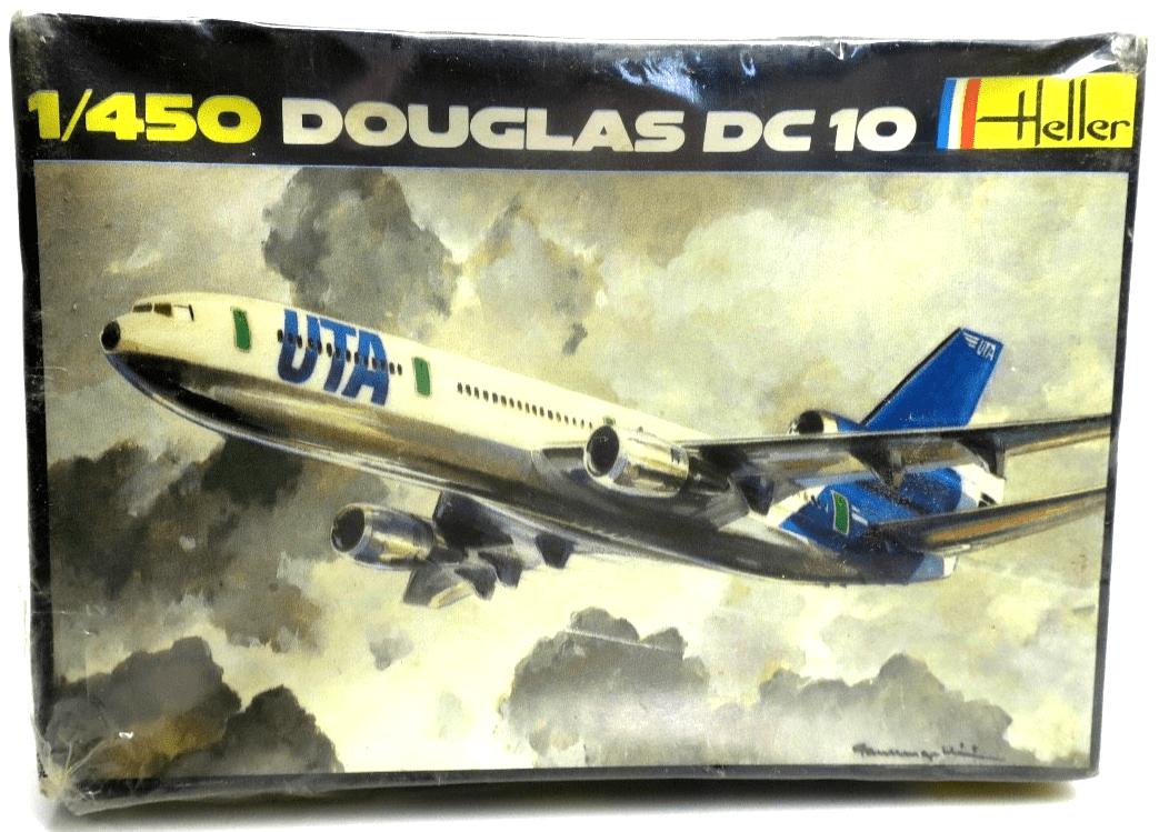 Heller 1/450 Douglas DC - 10 Model Kit 049 - WISE GUYS HOBBIES LLC