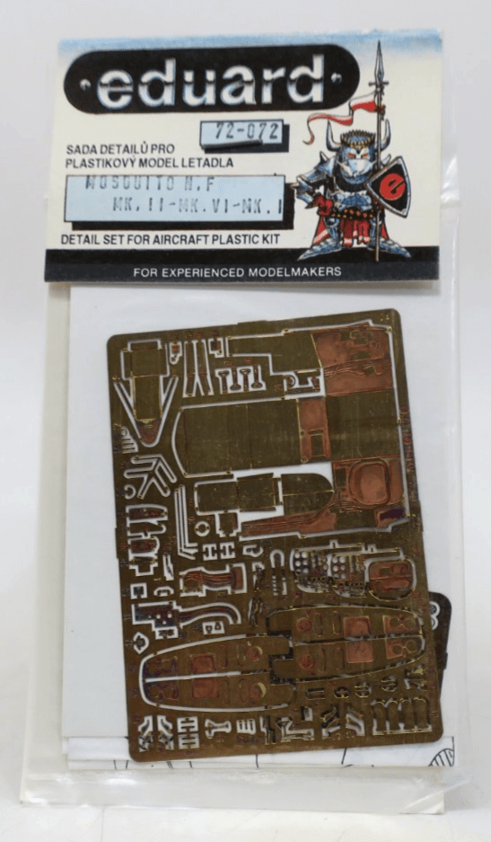 Eduard Photo Etch 1/72 Mosquito N.F Detail Set 72 - 072 - WISE GUYS HOBBIES LLC