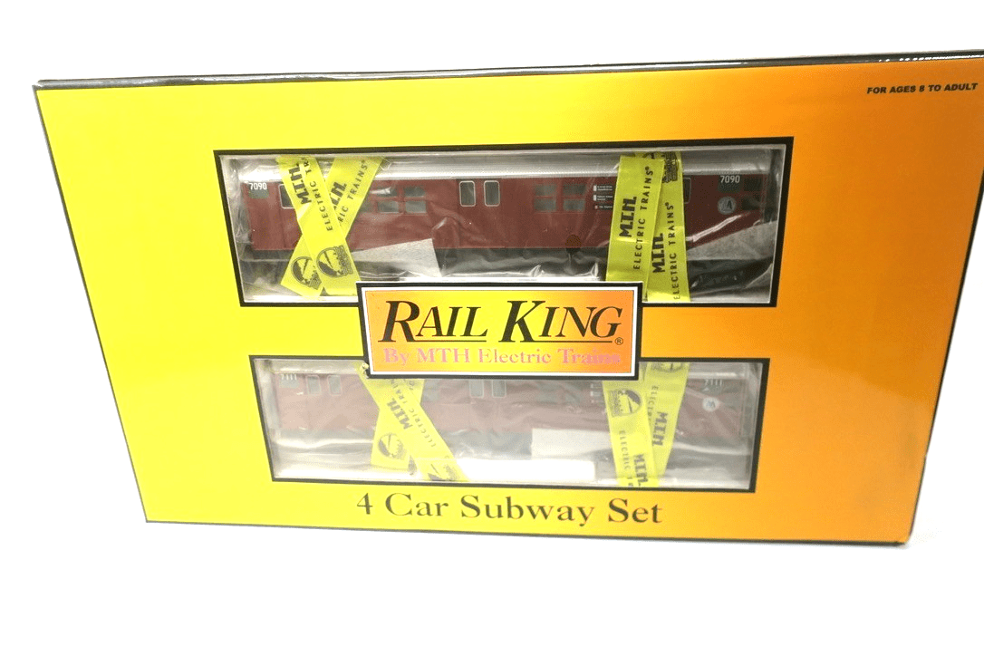 MTH Rail King 30 - 2198 - 1 MTA R21 4 - Car Subway Set w/Proto - Sound 2.0 - New In Box - WISE GUYS HOBBIES LLC