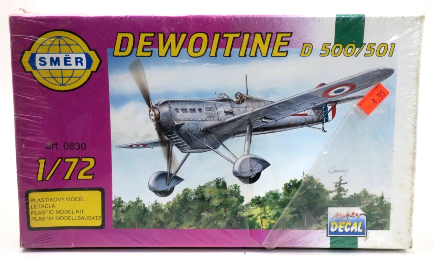 Smer 1/72 Dewoitine D 500/501 Model Kit 0830 SEALED - WISE GUYS HOBBIES LLC