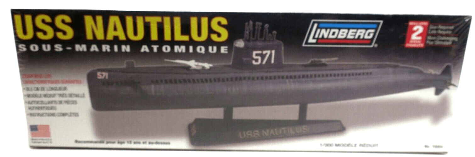 Lindberg 1/300 USS Nautilus Model kit - WISE GUYS HOBBIES LLC