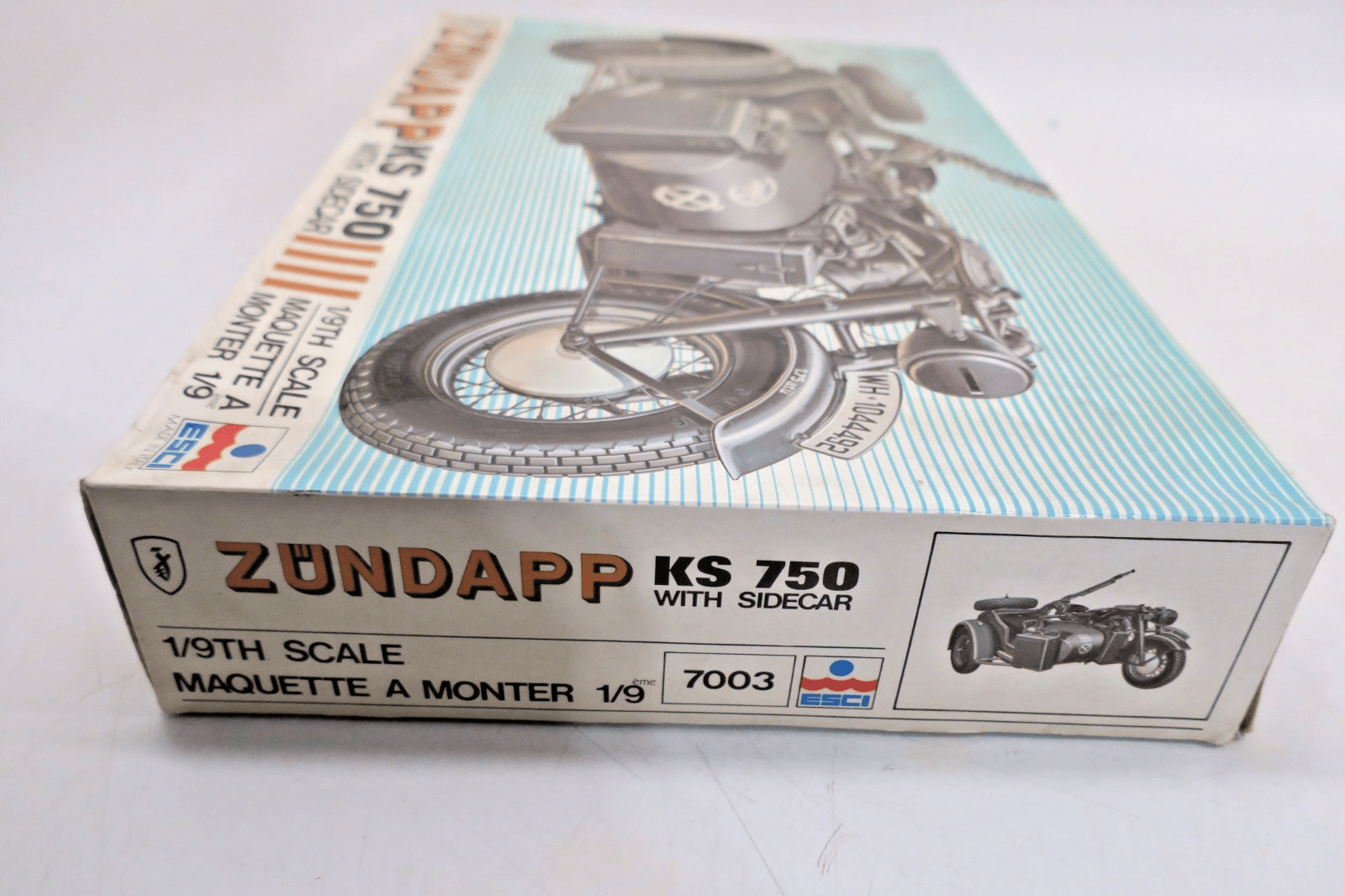 ESCI 1/9 Zundapp KS 750 With Sidecar Model Kit 7003 - WISE GUYS HOBBIES LLC