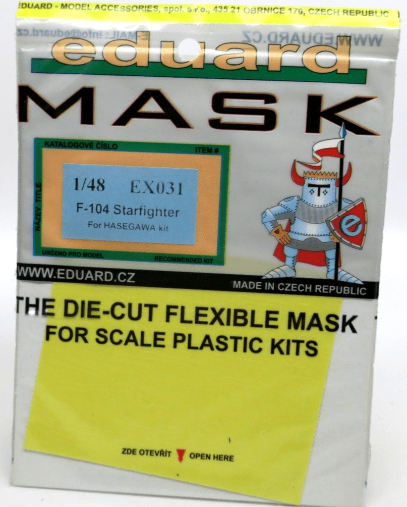 Eduard Mask 1/48 F - 104 Starfighter EX031 - WISE GUYS HOBBIES LLC