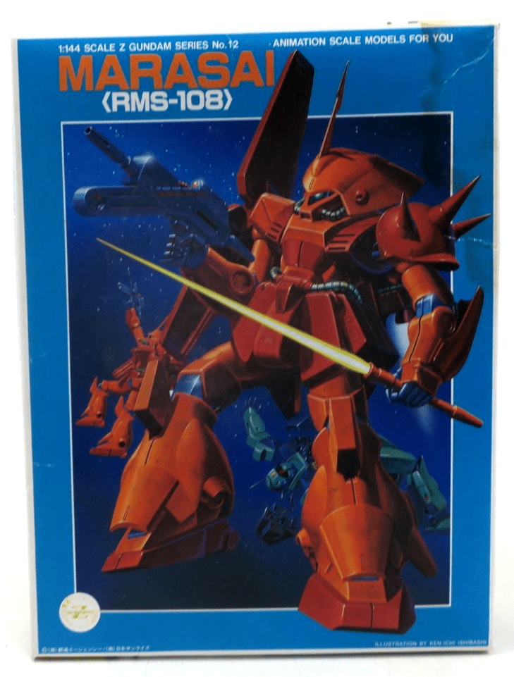 Vintage Bandai No-Grade 1/144 Marasai RMS-108 Plastic Model Kit 0504491-500 - WISE GUYS HOBBIES LLC