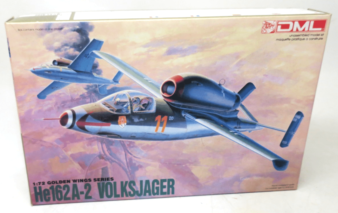 Dragon 1/72 He162A - 2 Volksjager Model Kit 5001 - WISE GUYS HOBBIES LLC