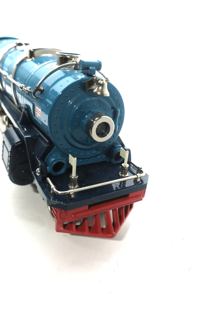 MTH Standard Gauge Tinplate Two Tone Blue Nickel 400E Steam Engine Blue Comet - WISE GUYS HOBBIES LLC