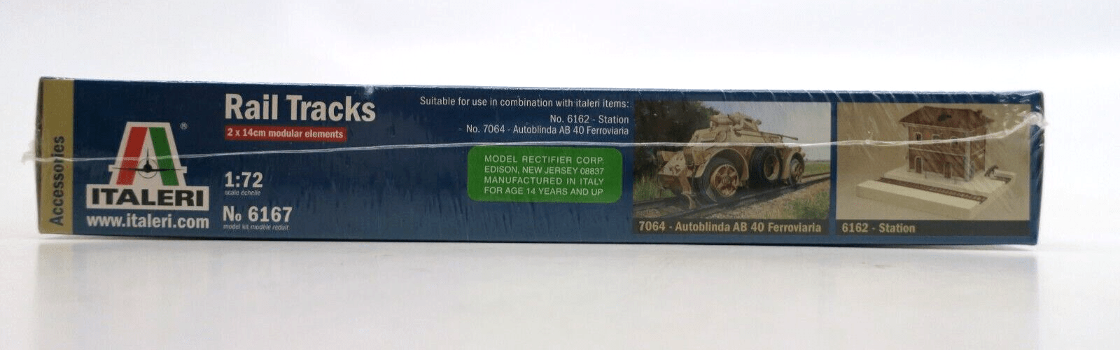 Italeri 6167 1/72 RAIL TRACKS - WISE GUYS HOBBIES LLC