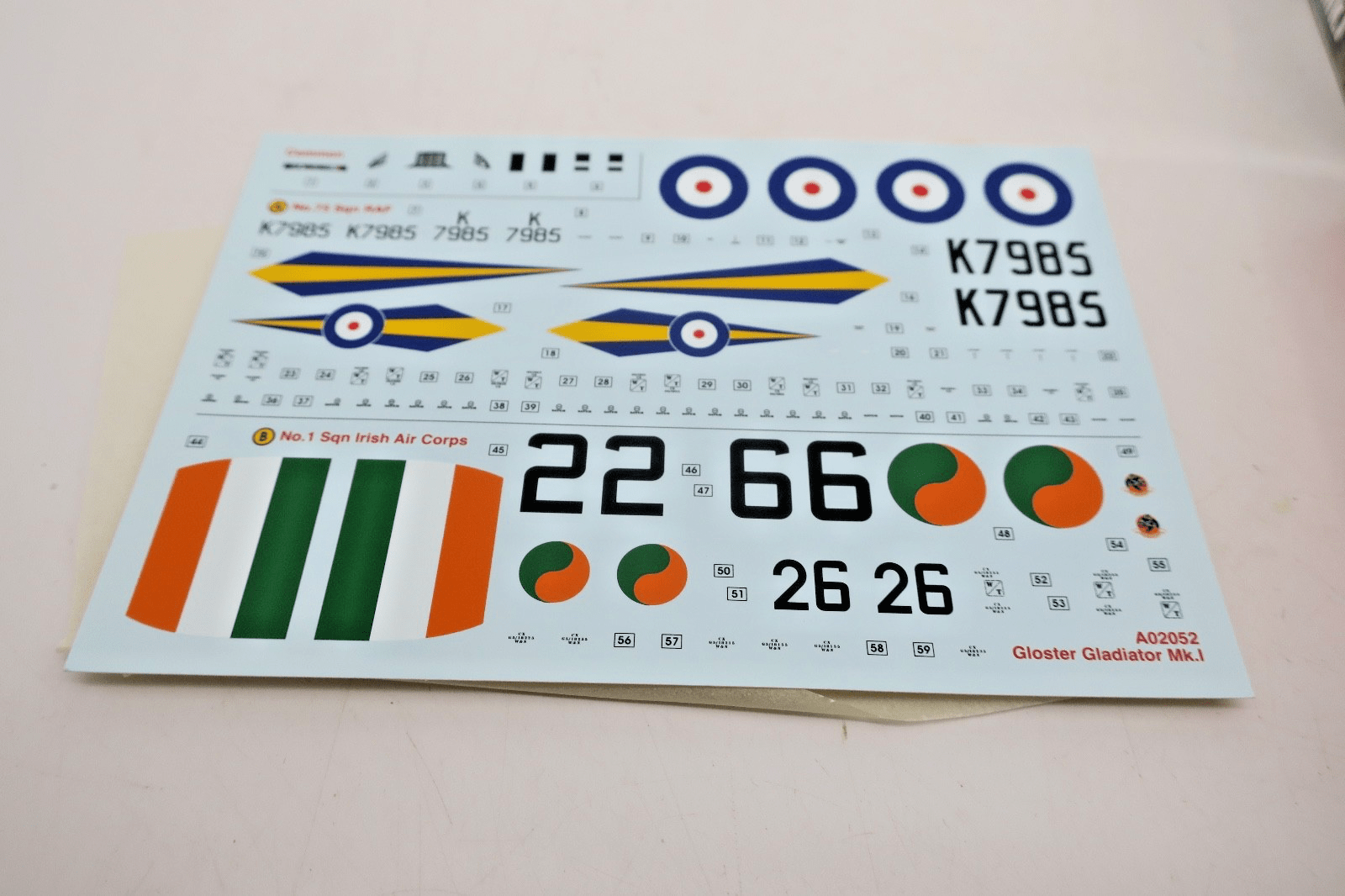 Airfix 1/72 Gloster Gladiator Mk.I Model Kit A02052 - WISE GUYS HOBBIES LLC