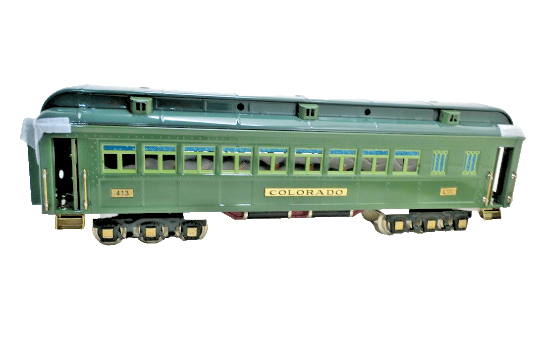 Lionel Classics 13405 Colorado State Passenger Car 2 - Tone Green 413 - WISE GUYS HOBBIES LLC