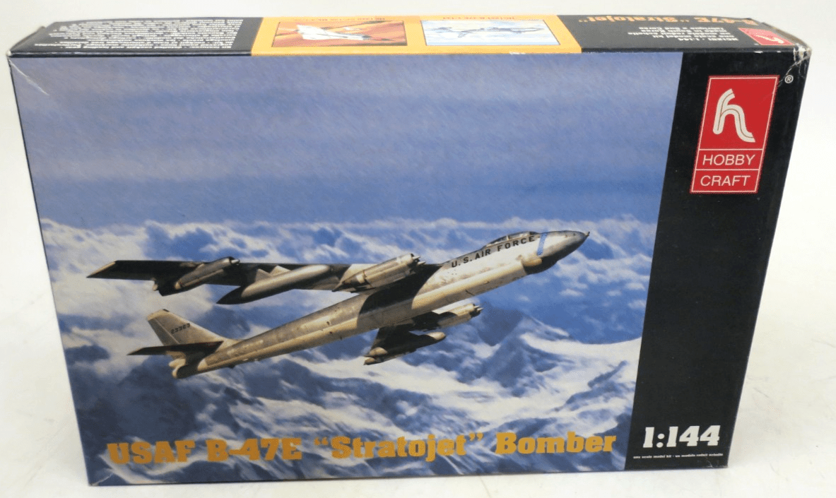 Hobby Craft 1/144 USAF B - 47E "Stratojet" Bomber Model Kit HC1251 - WISE GUYS HOBBIES LLC