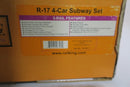 RAIL KING MTH Electric Trains 30 - 2391 Graffiti R - 17 Subway Set 4 - Car - WISE GUYS HOBBIES LLC