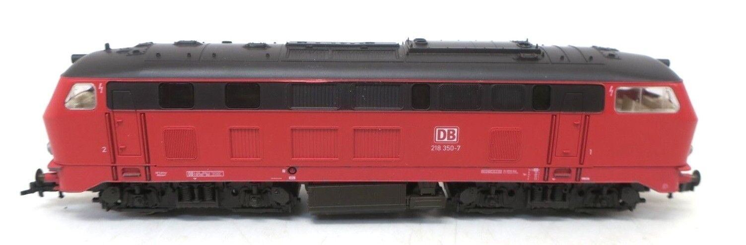 Fleischmann H0 6369 BR 218 350-7 Oriental Red Powered railcar - WISE GUYS HOBBIES LLC