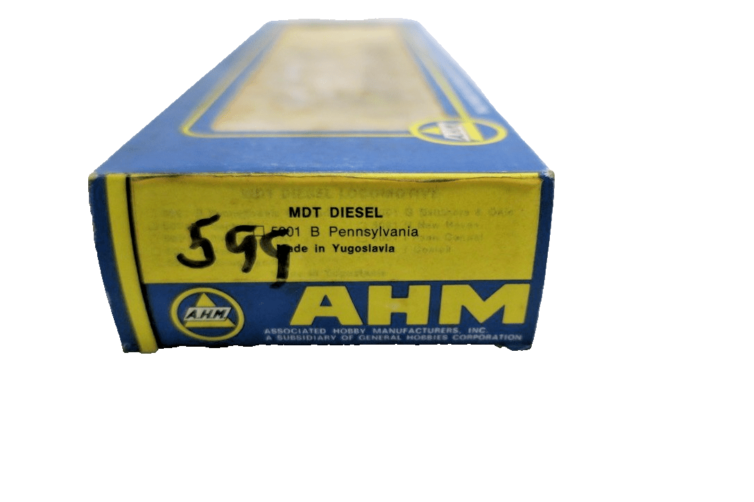HO Scale AHM, Plymouth MDT Diesel Switcher, Pennsylvania, Silver 5001 - WISE GUYS HOBBIES LLC