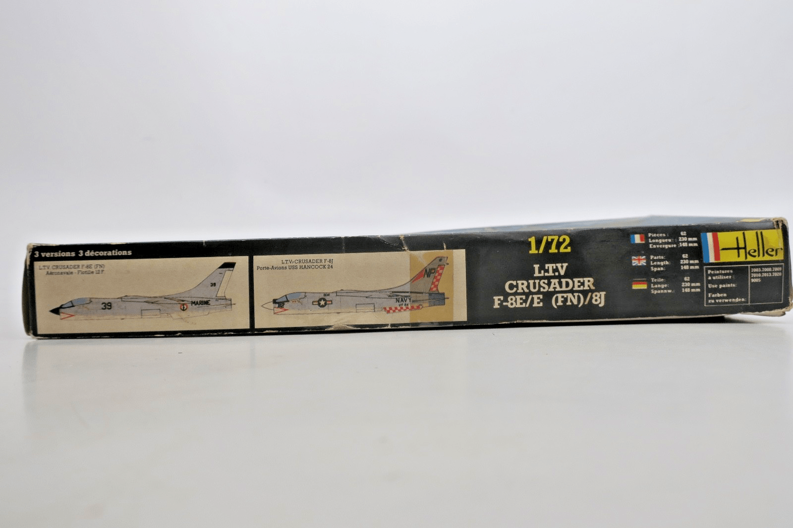 Heller 1/72 L.T.V Crusader F - 8E/E(FN)/8J Model Kit N259 - WISE GUYS HOBBIES LLC