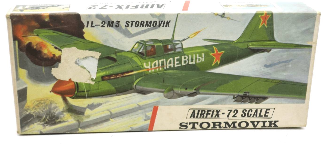 Vintage Airfix 1/72 Stormovik Model Kit - WISE GUYS HOBBIES LLC