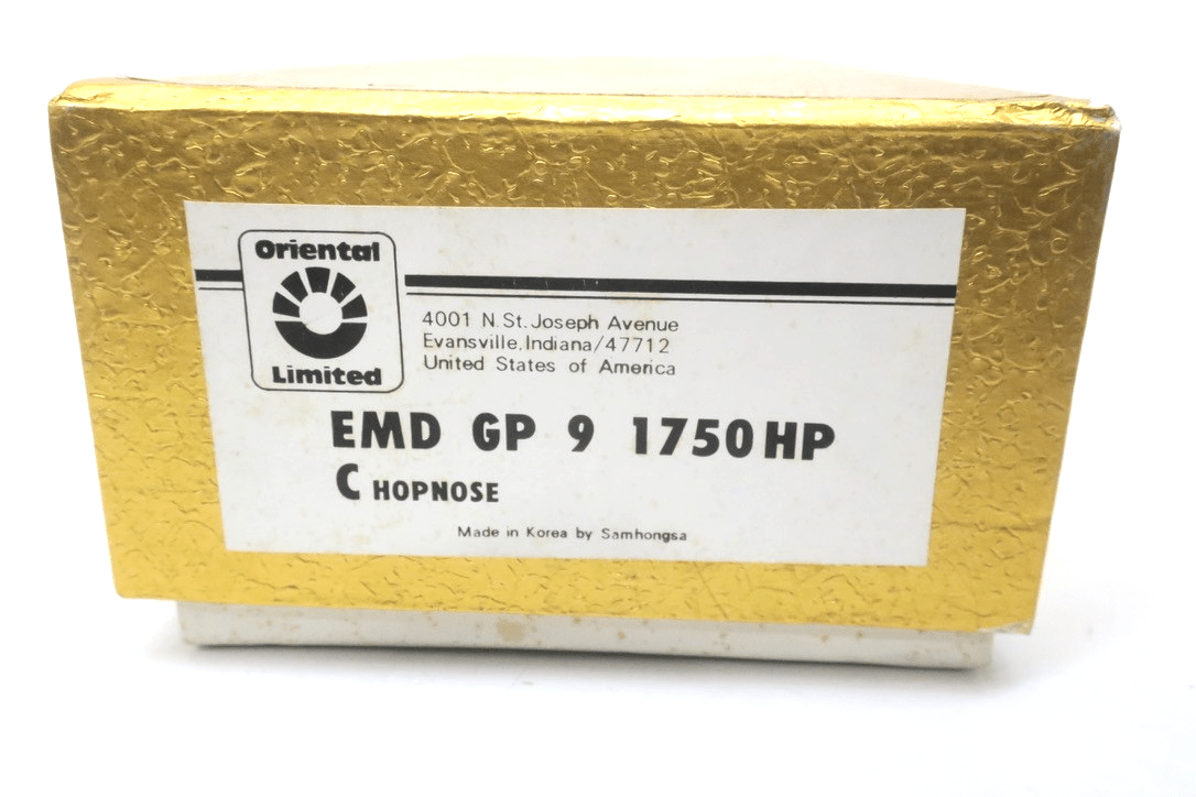 Oriental Limited Brass Western Maryland EMD GP 9 1750 Hp Chopnose Unpainted - WISE GUYS HOBBIES LLC