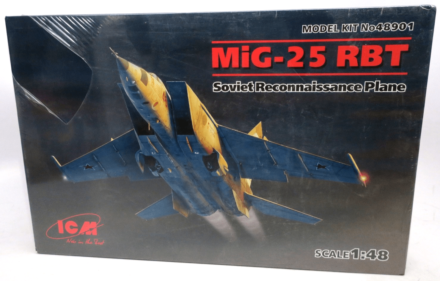 ICM 1/48 MiG-25 RBT Soviet Reconnaissance Plane Model Kit 48901 - WISE GUYS HOBBIES LLC