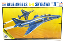 ESCI 1/48 Blue Angels A - 4 Skyhawk "II" Model Kit SC - 4024 - WISE GUYS HOBBIES LLC