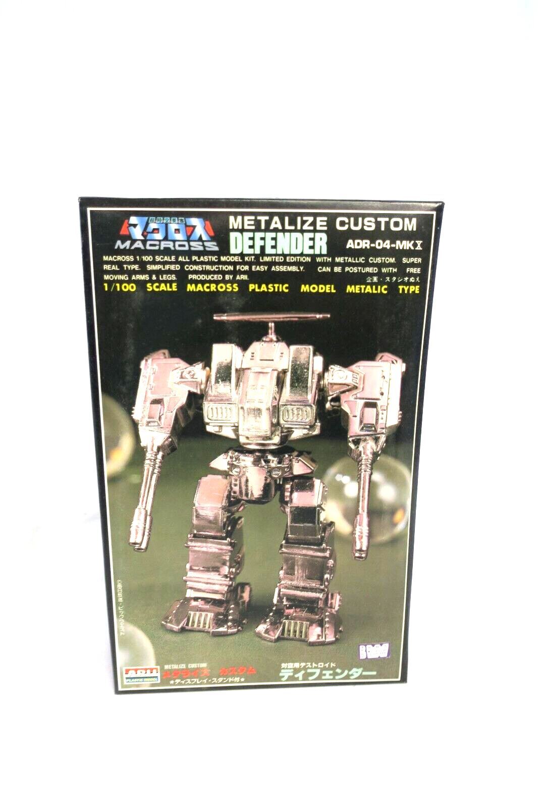 ARII Macross Metalize Custom Defender 1/100 Model Kit AR362-600 E15 - WISE GUYS HOBBIES LLC