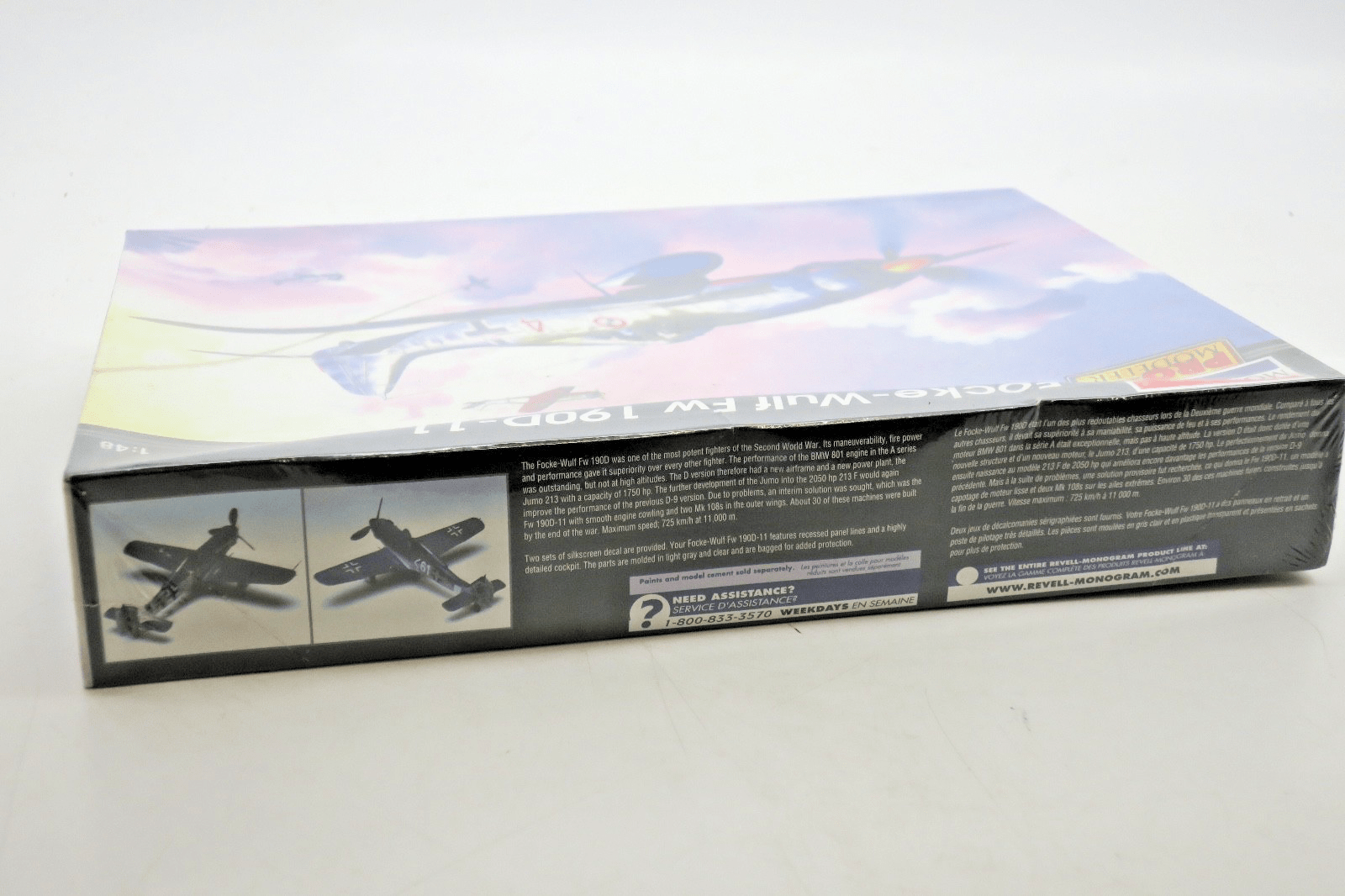 Monogram Pro Modeller 1/48 Focke-Wulf Fw 190D-11 Model Kit SEALED. - WISE GUYS HOBBIES LLC
