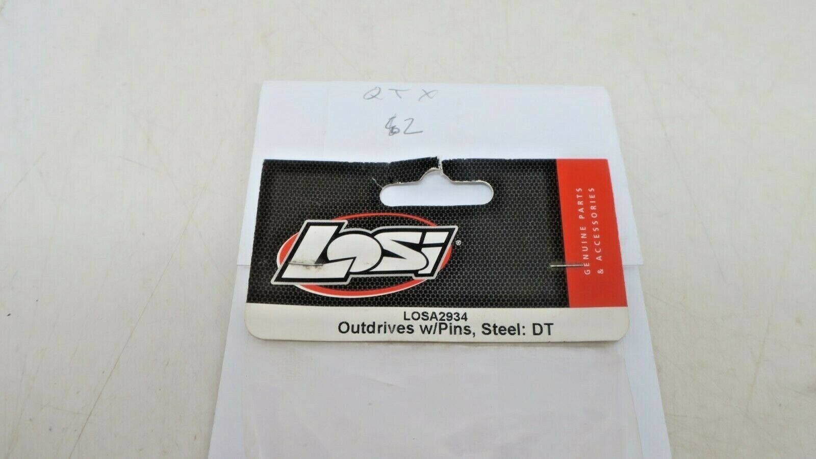 Losi LOSA2934 Outdrives w/Pins, Steel: DT - WISE GUYS HOBBIES LLC