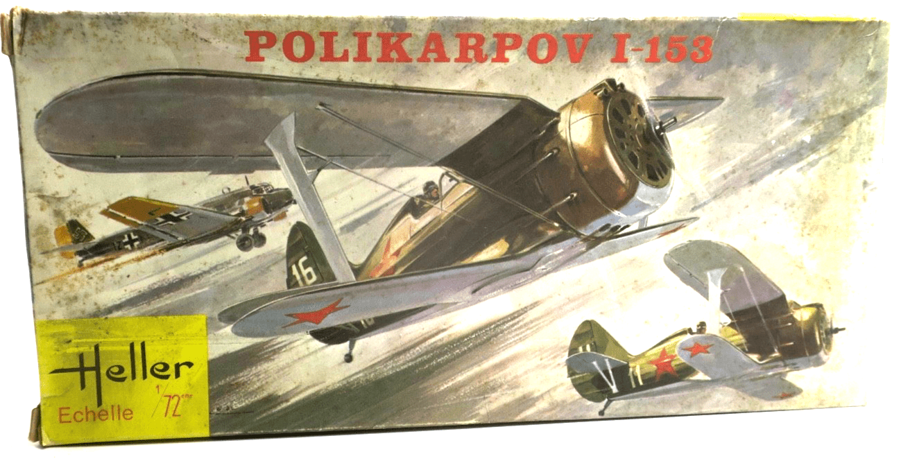 Heller 1/72 Polikarpov I - 153 Model Kit L099 - WISE GUYS HOBBIES LLC