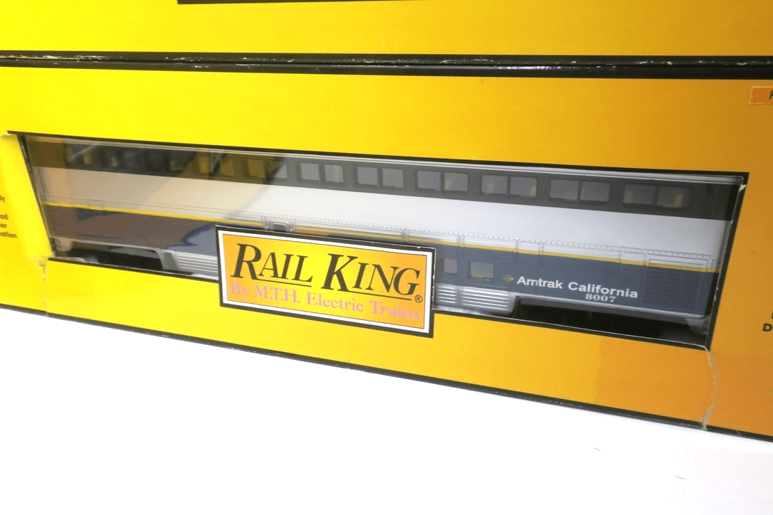 MTH RailKing Amtrak Superliner 4 Passenger Cars 30-6511 - WISE GUYS HOBBIES LLC