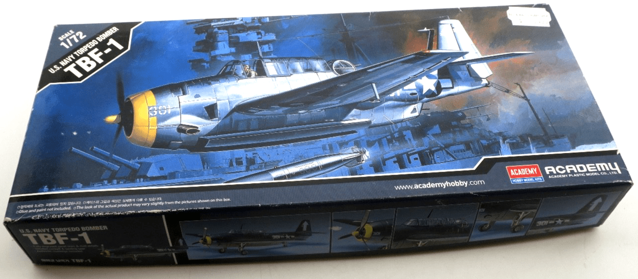 Academy 1/72 TBF - 1 Avenger Model Kit 12452 - WISE GUYS HOBBIES LLC