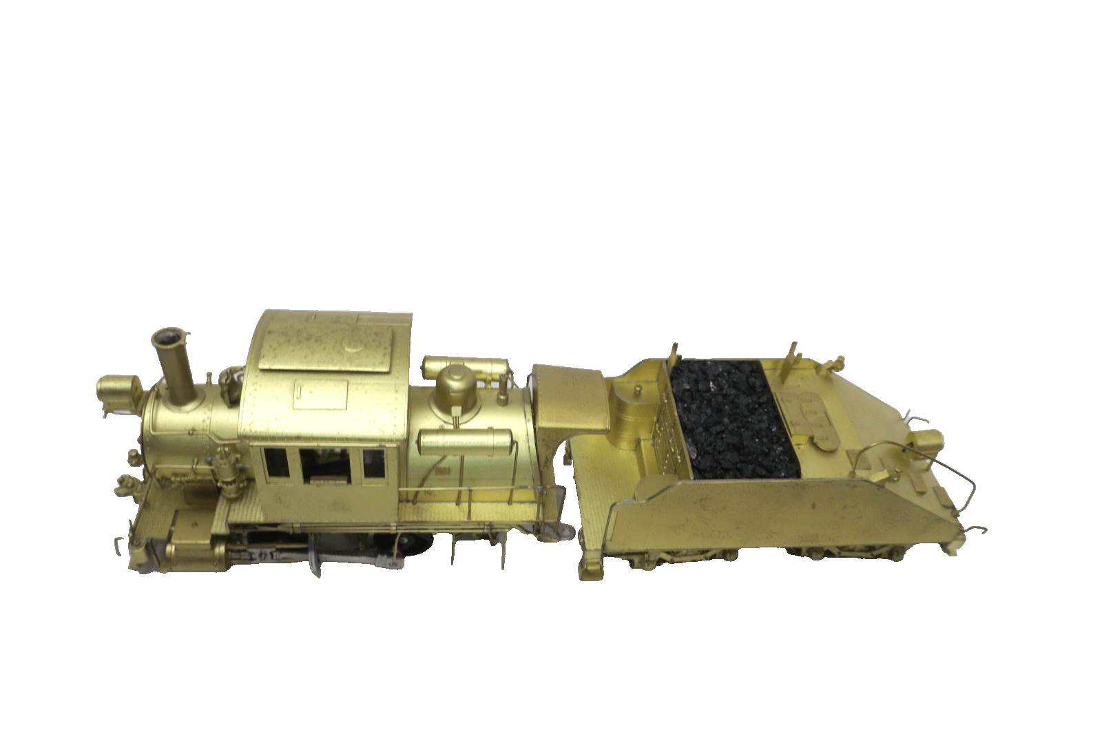 Gem Models O Ga. 2 Rail Brass ST - 507 Reading A - 5a 0 - 4 - 0 Switcher & Tender OB - WISE GUYS HOBBIES LLC