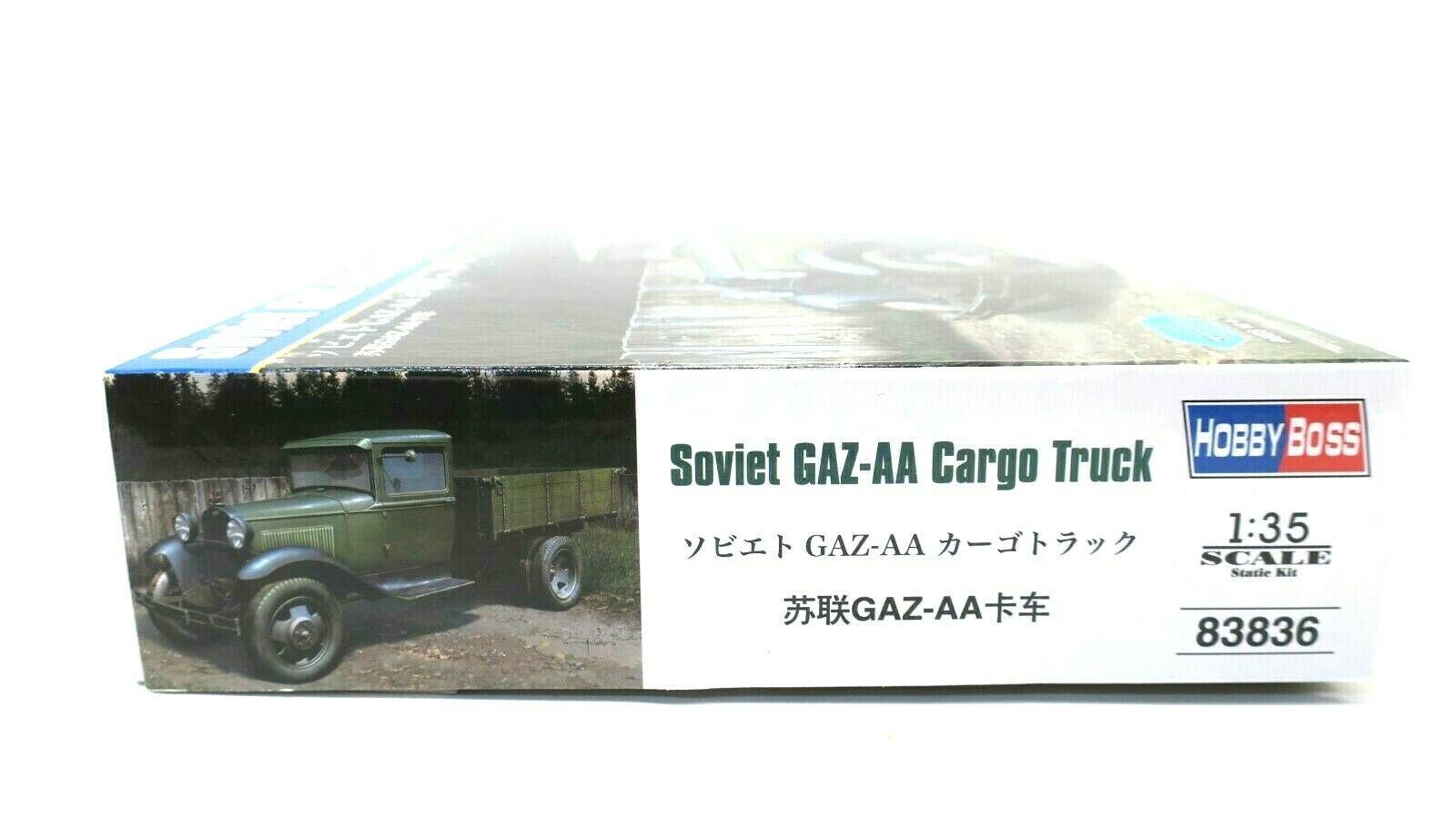Hobbyboss 1/35 83836 Soviet GAZ-AA Cargo Truck Model Kit - WISE GUYS HOBBIES LLC