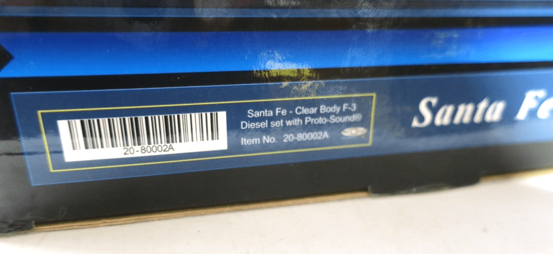 MTH O Scale Premier F-3 ABA Clear Body Diesel Engine Set 20-80002A NIB Santa Fe - WISE GUYS HOBBIES LLC